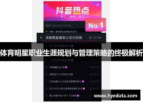 体育明星职业生涯规划与管理策略的终极解析