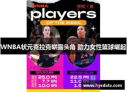 WNBA状元克拉克崭露头角 助力女性篮球崛起